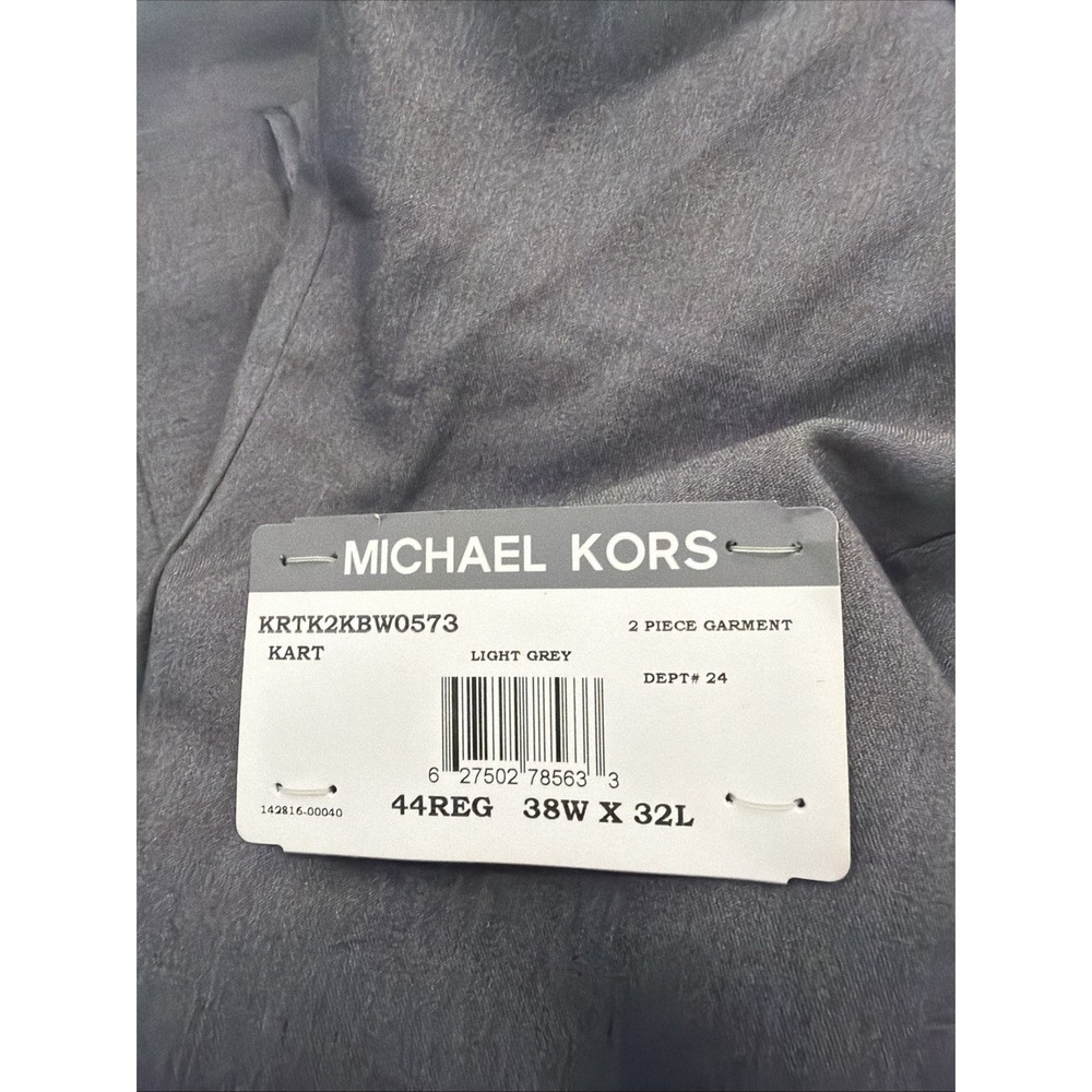 Michael Kors Men's Suit Jacket Grey 44 R Designer 2 Button Suit Jacket Classy - Picture 10 of 10